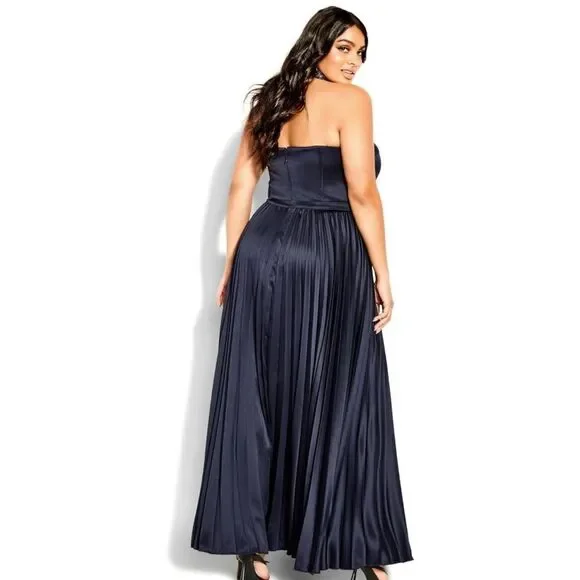 City Chic Plus Size Dress, Pleat Desire Dress Size Small Size 16 - Picture 15 of 15